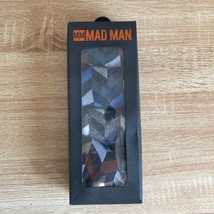 Mad Man dress socks, herringbone pattern, size L. Never worn.